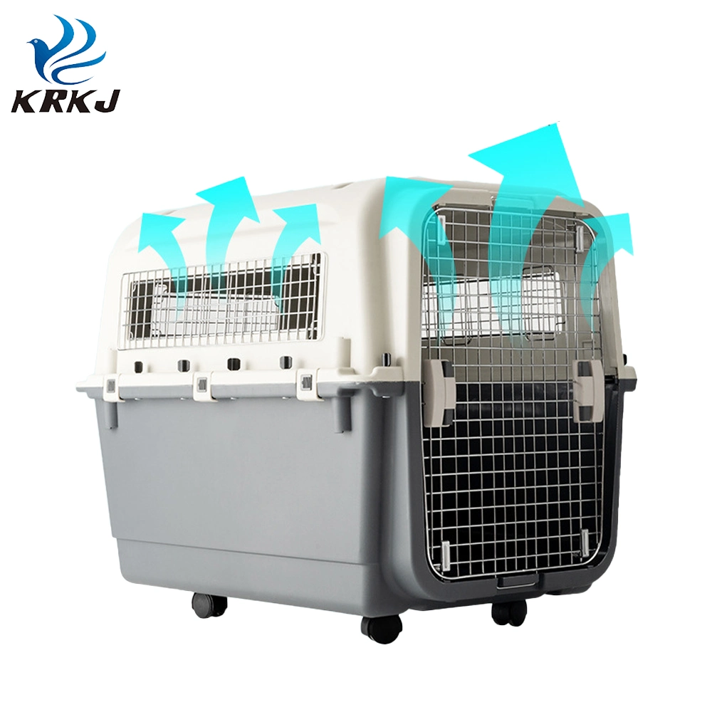 Tc2450 Pet Plastic Dog Carrier Dog Travel Crates